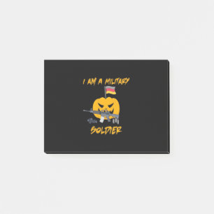 Halloween Military Soldier Post-it Notes