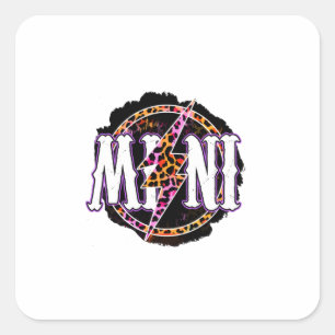 Halloween Mini Halloweens Birthday Square Sticker