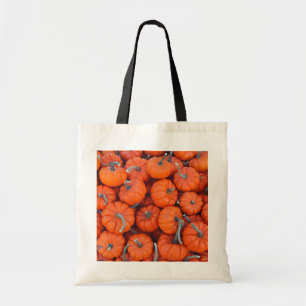 Halloween Mini Pumpkin Fall Autumn Pattern Photo Tote Bag