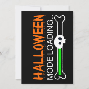 Halloween Mode Loading Skull Load Bar Invitation