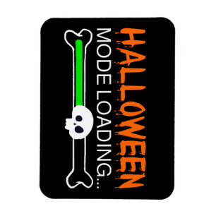 Halloween Mode Loading Skull Load Bar Magnet