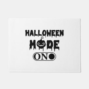 Halloween Mode On - Party Halloween Pumpkin Doormat