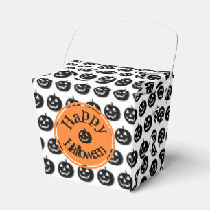 Halloween Modern Pumpkin Design Favour Box