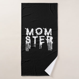 Halloween Momster Bath Towel