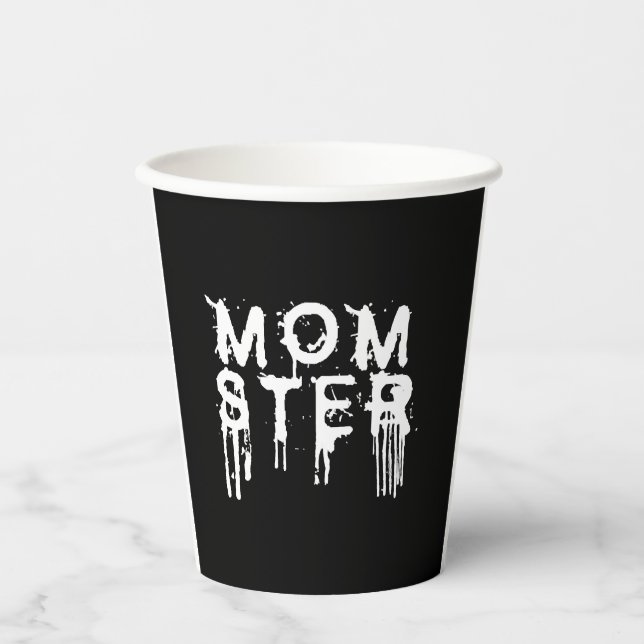 Halloween Momster Paper Cups (Front)