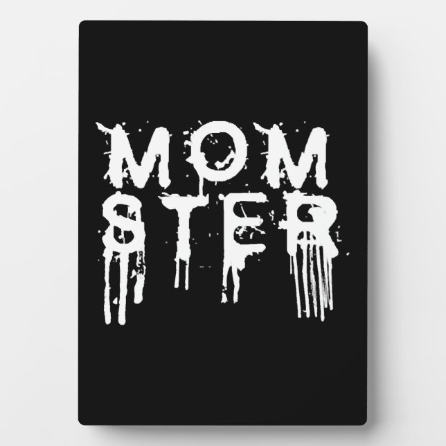 Halloween Momster Plaque (Front)