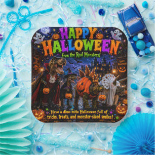 Halloween monkey party plate/party supplies paper plate