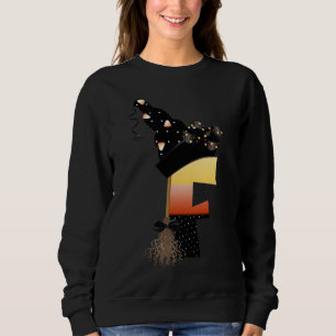 Halloween Monogram Letter F Sweatshirt