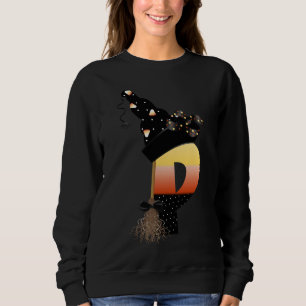 Halloween Monogram Letter P Sweatshirt