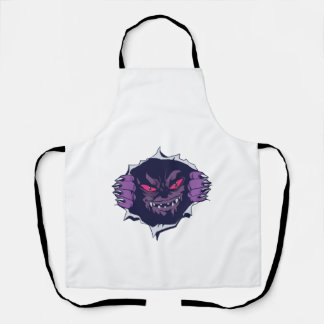Halloween monster apron