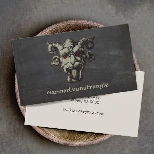 Halloween Monster Business Card