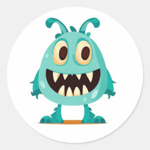 Halloween/Monster/cartoon Classic Round Sticker