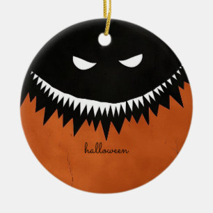 Halloween Monster Ceramic Ornament