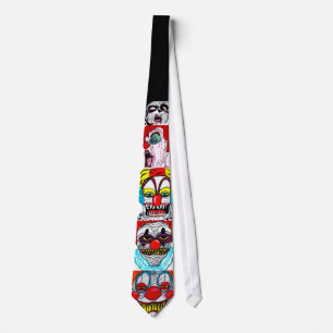 HALLOWEEN MONSTER CLOWNS tie