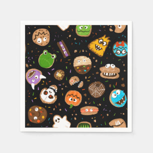 Halloween Monster Cookie fun kids party Napkin