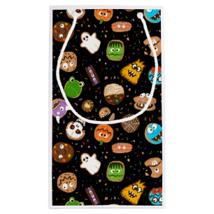 Halloween Monster Cookie Fun kids Party Small Gift Bag