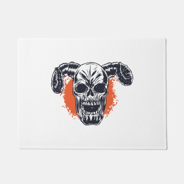 Halloween monster   doormat (Front)