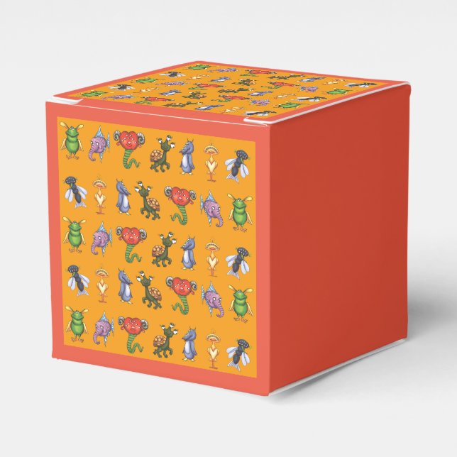 Halloween Monster Favour Box (Front Side)