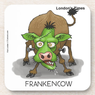 Halloween Monster Funny Cow Gifts Coaster
