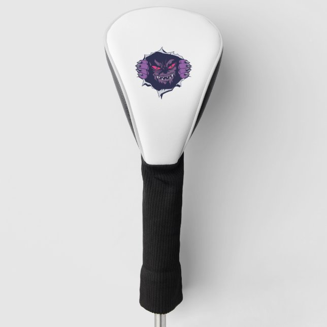Halloween monster            golf head cover (Front)
