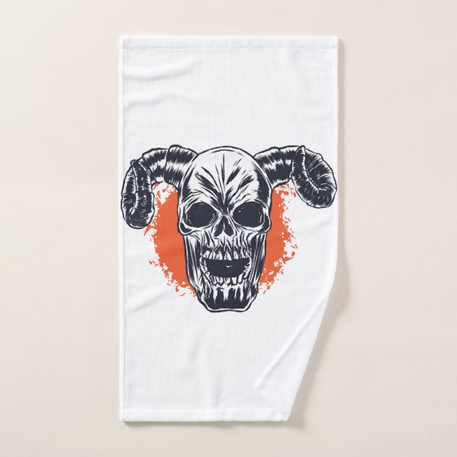 Halloween monster   hand towel (Hand Towel)