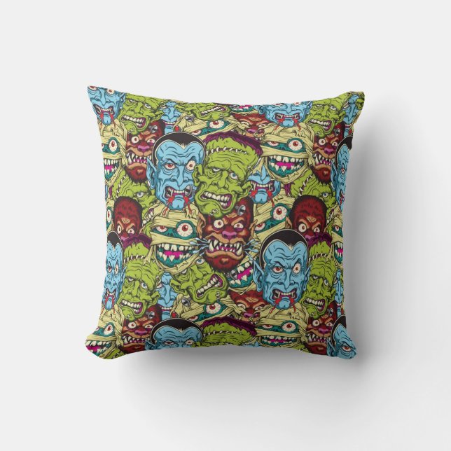 Halloween Monster Mash Cushion (Front)