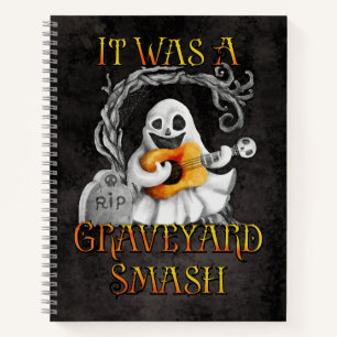 Halloween Monster Mash Ghost Graveyard Smash Notebook