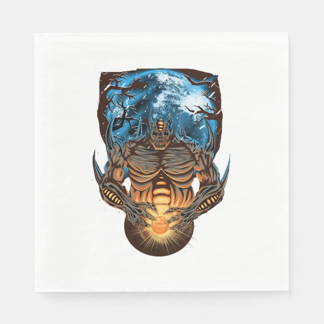 Halloween Monster          Napkin (Front)