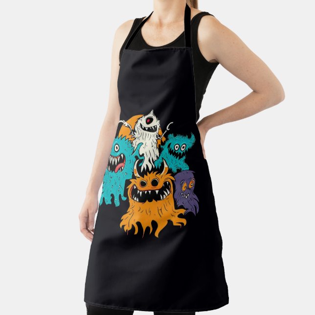 Halloween/Monster/October/Fall  Apron (Insitu)