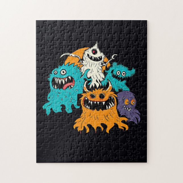 Halloween/Monster/October/Fall  Jigsaw Puzzle (Vertical)