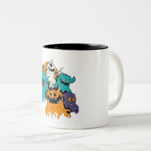 Halloween/Monster/October/Fall  Two-Tone Coffee Mug