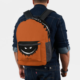 Halloween Monster Printed Backpack