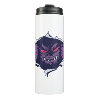 Halloween monster thermal tumbler