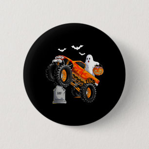 Halloween Monster Truck Costume Boys Spooky Ghost 6 Cm Round Badge