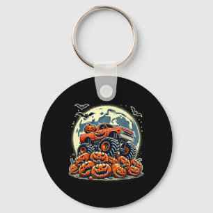 Halloween Monster Truck for Boys Kids Toddler Moon Key Ring