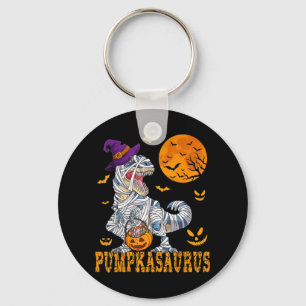 Halloween Monster Truck Mummy Dinosaur Pumpkin Tod Key Ring