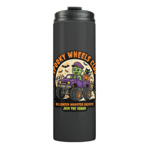 Halloween Monster Truck Night Thermal Tumbler