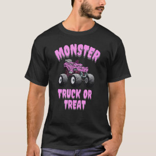 Halloween Monster Truck Or Treat Kids Boys Girls M T-Shirt