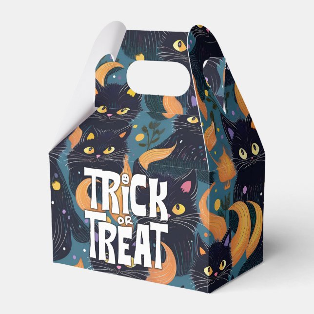 Halloween monsters favour box (Front Side)