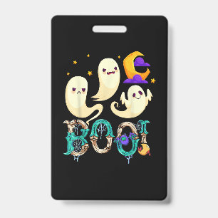 Halloween Monsters Horror November  36 ID Badge