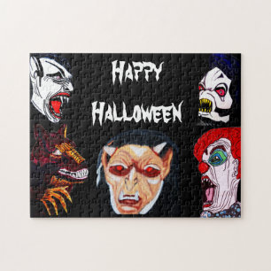 HALLOWEEN MONSTERS  JIGSAW PUZZLE