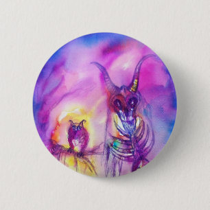 HALLOWEEN MONSTERS / ORC WAR 6 CM ROUND BADGE
