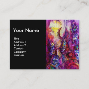 HALLOWEEN MONSTERS / ORC WAR MONOGRAM BUSINESS CARD