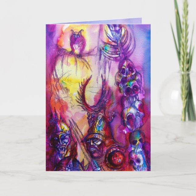 HALLOWEEN MONSTERS / ORK WAR Fantasy Card (Front)