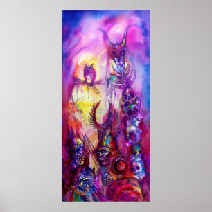 HALLOWEEN MONSTERS / ORK WAR Fantasy Poster