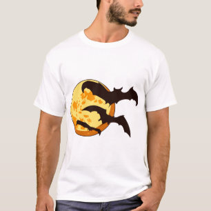 Halloween Moon & Bats T-Shirt