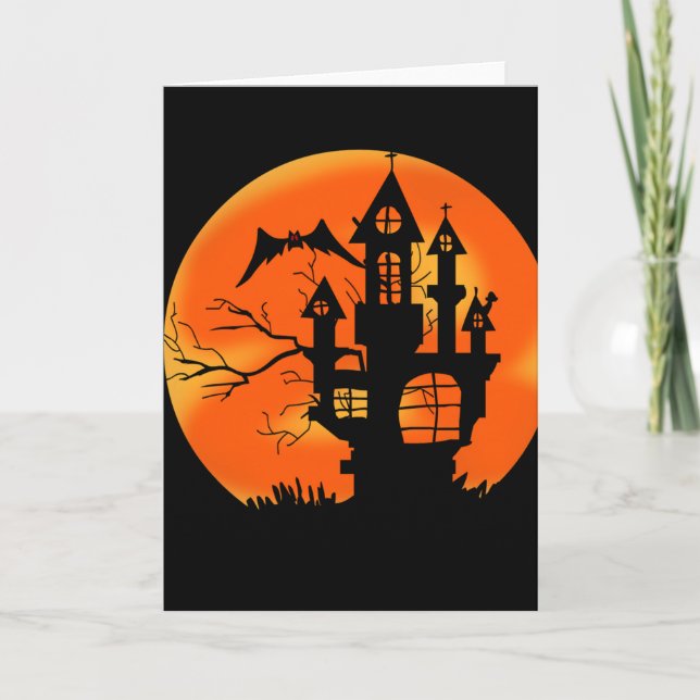 Halloween Moon Card (Front)