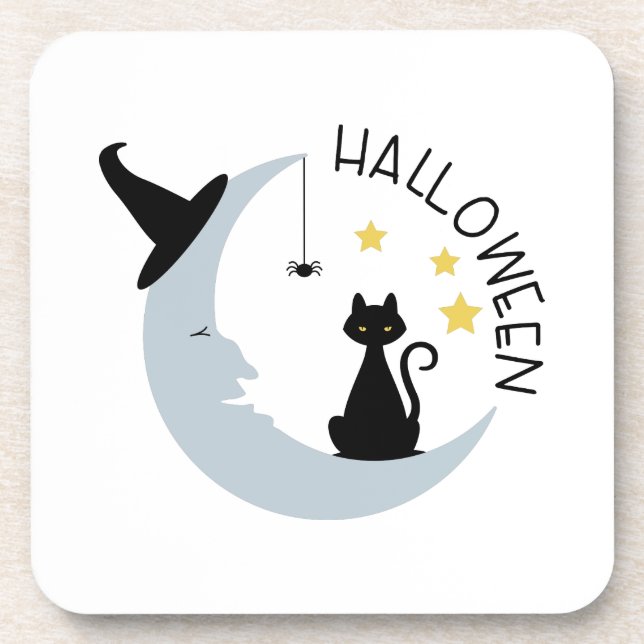 Halloween Moon Coaster (Front)