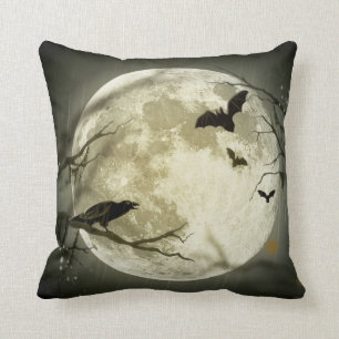 Halloween Moon Cushion