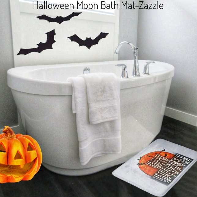 Halloween Moon-PG Bath Mat (Creator Uploaded)
